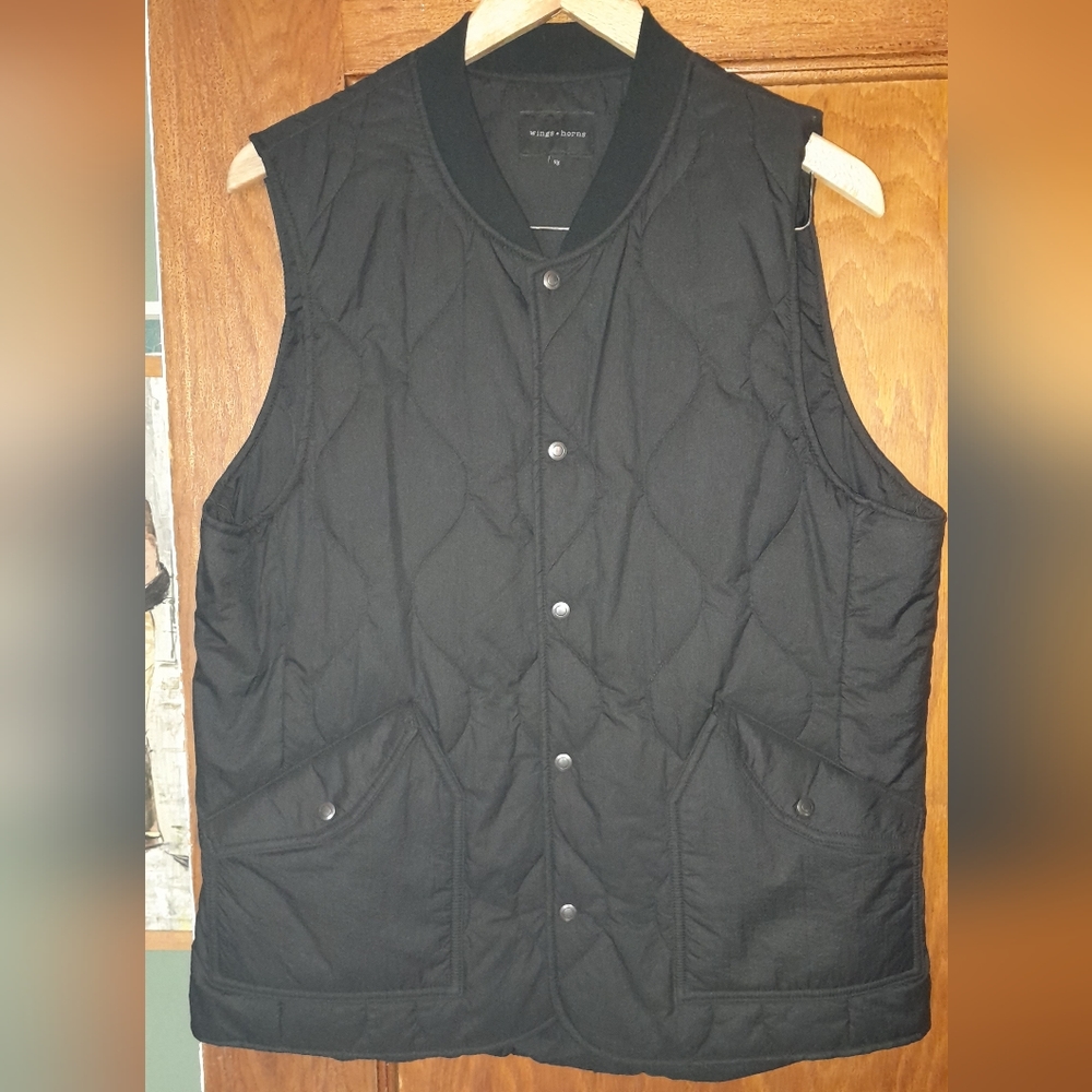 Wings + Horns quilted insulated vest